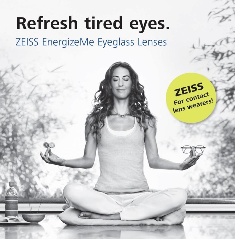 tròng kính zeiss Energizeme Duravision BlueProtect UV