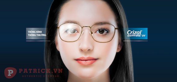 tròng kính essilor crizal sapphire