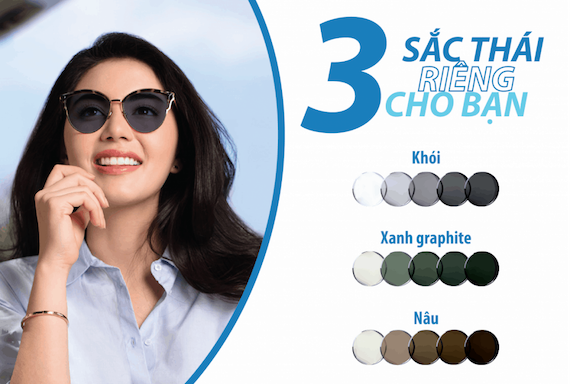 Tròng đổi màu Essilor gen 9